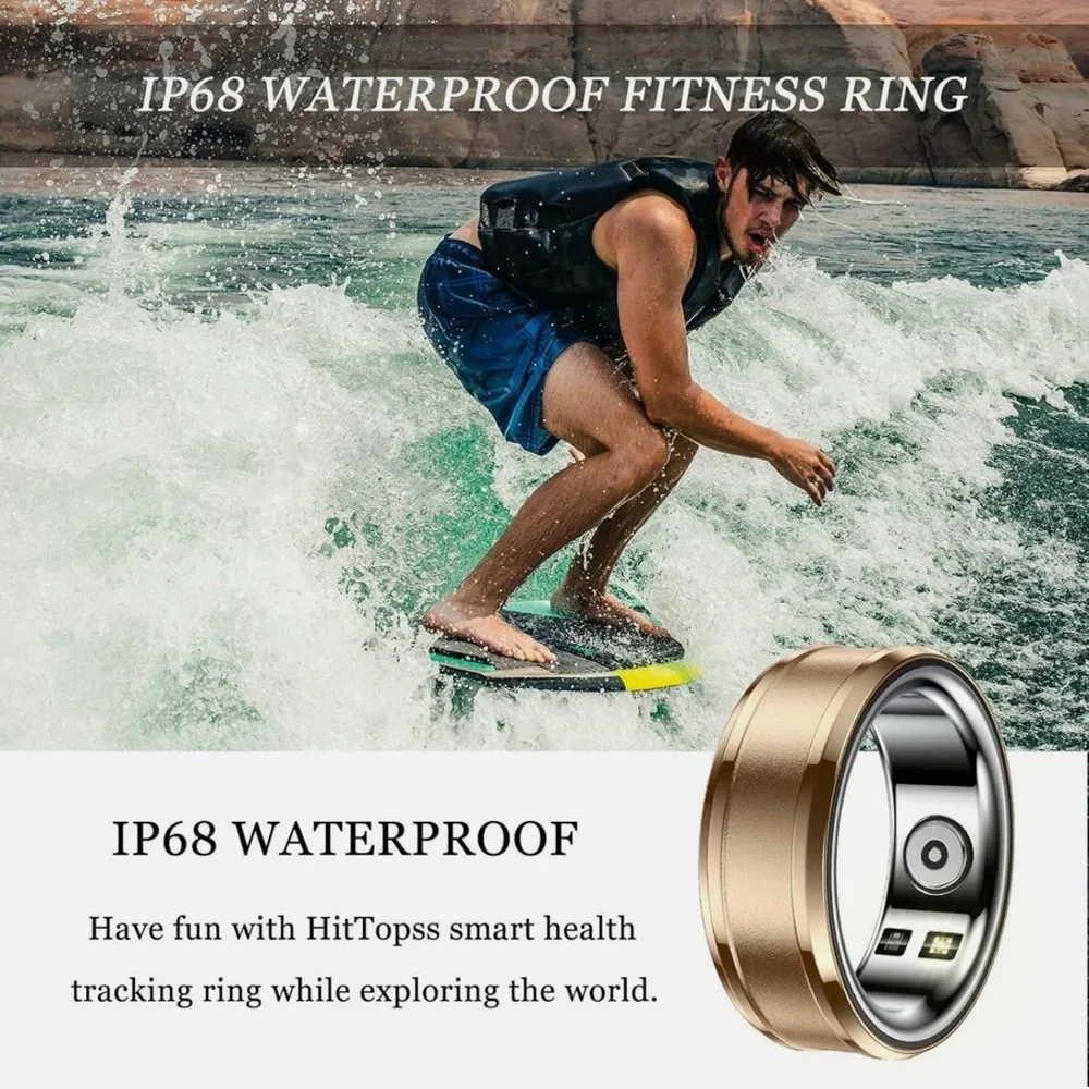 Smart Wearable Ring in Gold and Silver
